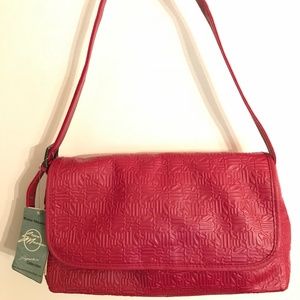 Stone Mountain Red Leather Purse NWT